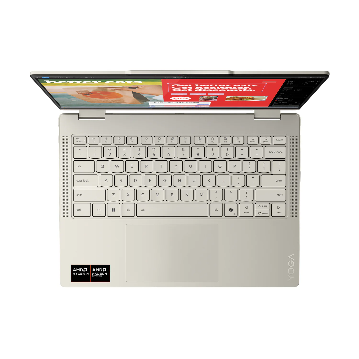 Portátil Convertível Lenovo Yoga 7 2-em-1 14AKP10 14" OLED WUXGA Tátil AMD Ryzen AI 7 345 16GB 512GB SSD Windows 11 Home com Caneta - Imagem 9