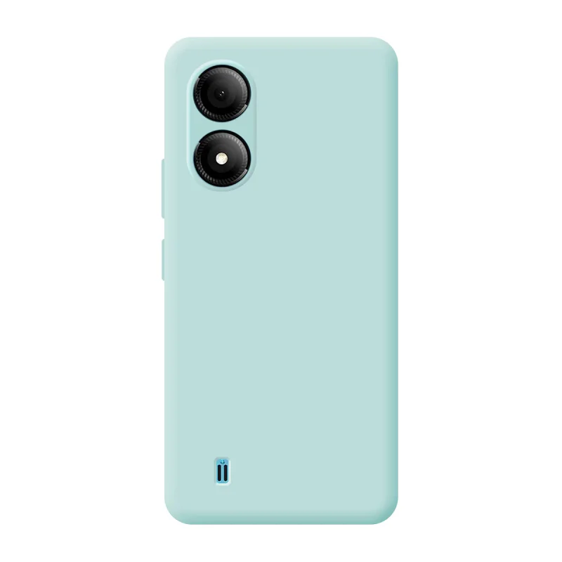 Capa Apokin para ZTE Blade A33s Silicone Suave Azul - Imagem 3
