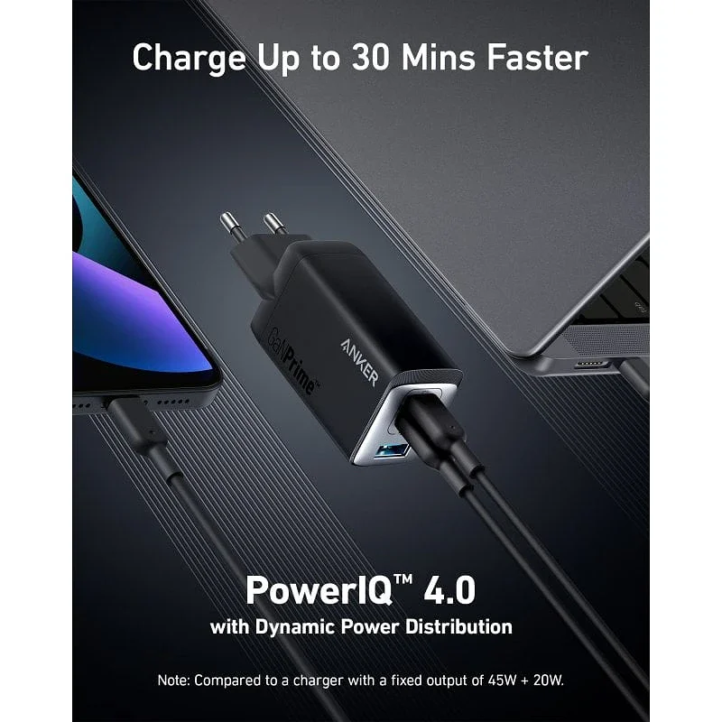 Carregador de Parede Apokin Prime 65 W 1x USB e 2x USB-C Preto - Imagem 6