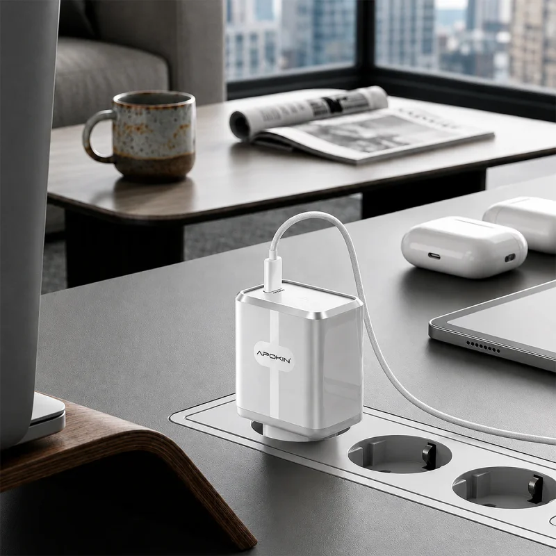 Carregador Apokin 20 W USB-C PD com Cabo Lightning - Imagem 2