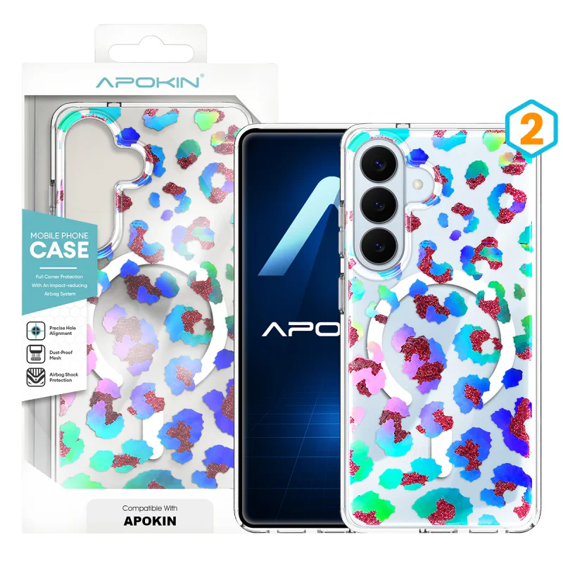Capa Apokin para Samsung Galaxy S26 Silicone com MagSafe e Desenho Variedade de cores - Imagem 3