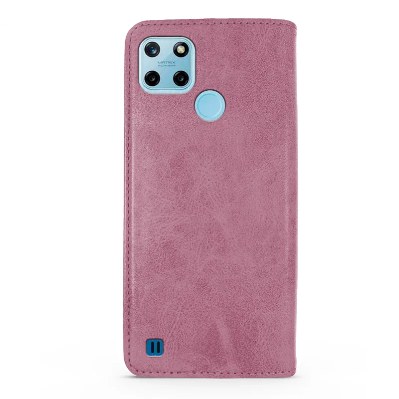 Capa Livro Apokin para Realme C25Y em Pele Sintética com Porta-Cartões Variedade de cores - Imagem 6
