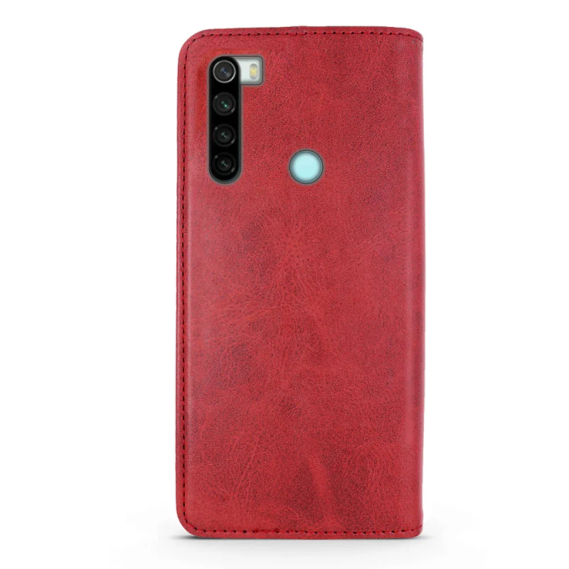 Capa Apokin para Xiaomi Redmi Note 8T em Pele Sintética com Porta-cartões Preto - Imagem 2