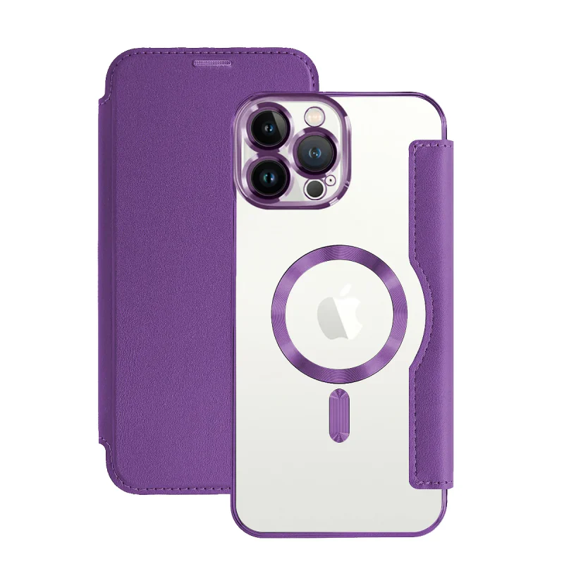 Capa Apokin Mocome Cromada com MagSafe para iPhone 13 Pro Max Fúcsia - Imagem 4