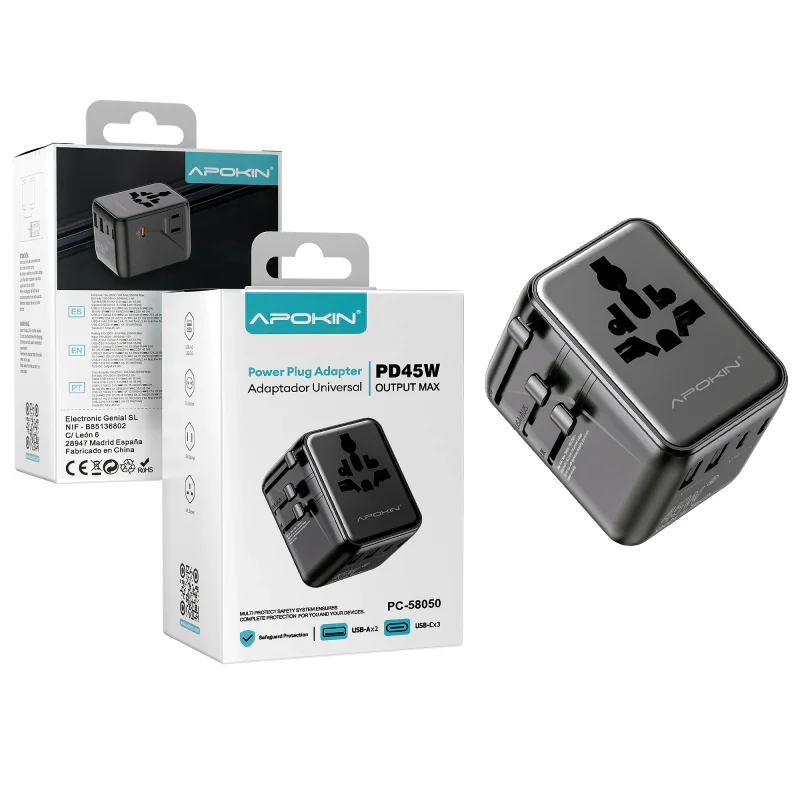 Carregador de Parede Apokin Universal 45 W
