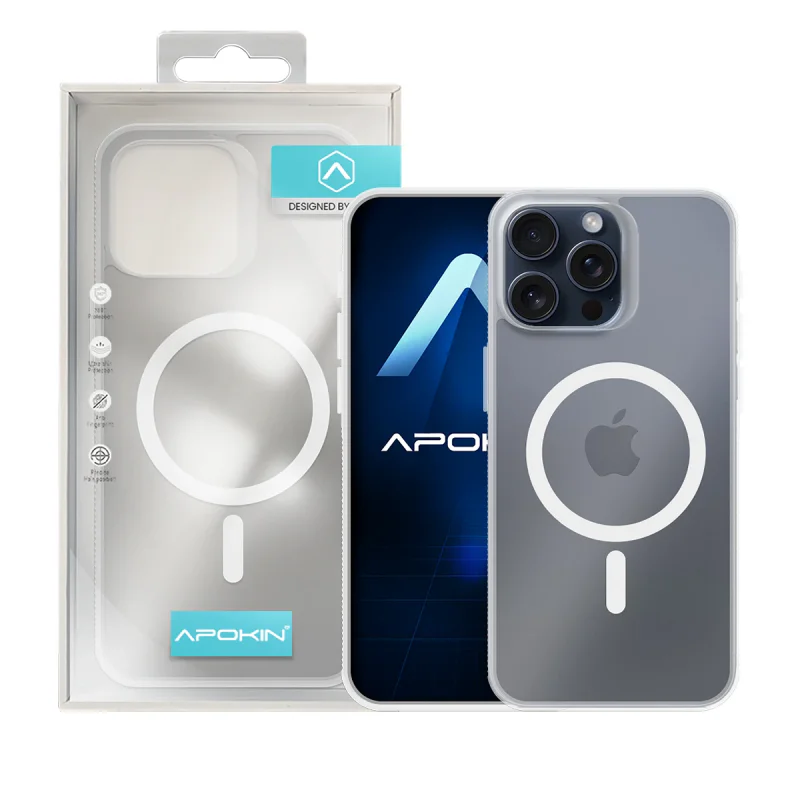 Capa Apokin ABR com MagSafe para iPhone 16 Pro Lilás - Imagem 4