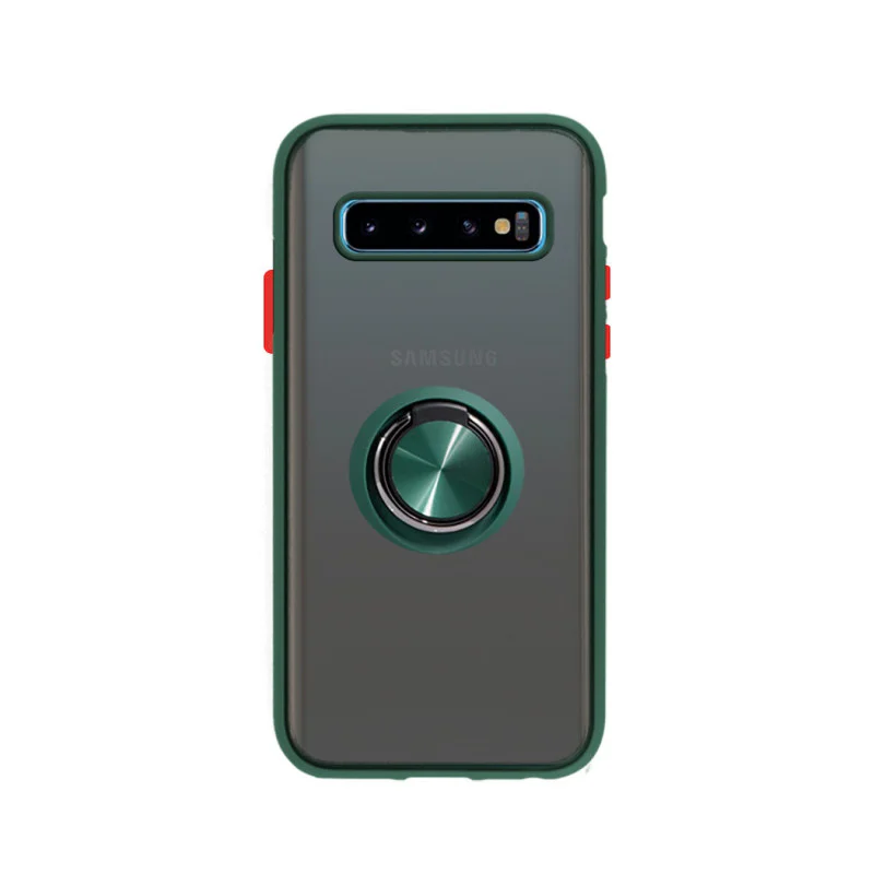 Capa Magnética de Gel Apokin com Suporte para Samsung Galaxy S10 Vermelho - Imagem 5