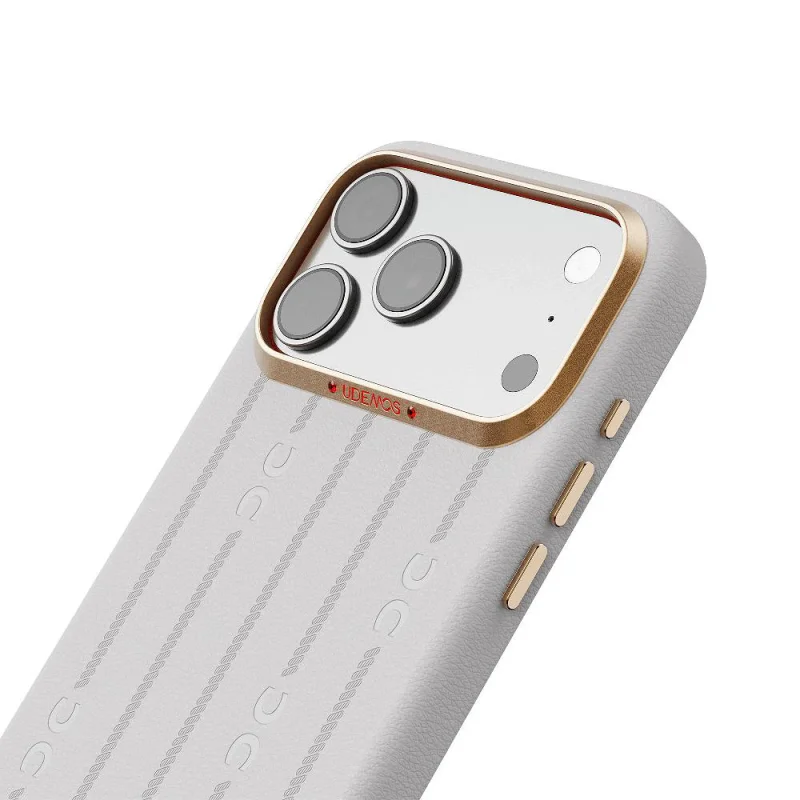 Capa Apokin UDEMOS Wind-Wild com MagSafe para iPhone 18 Proe Branco - Imagem 2