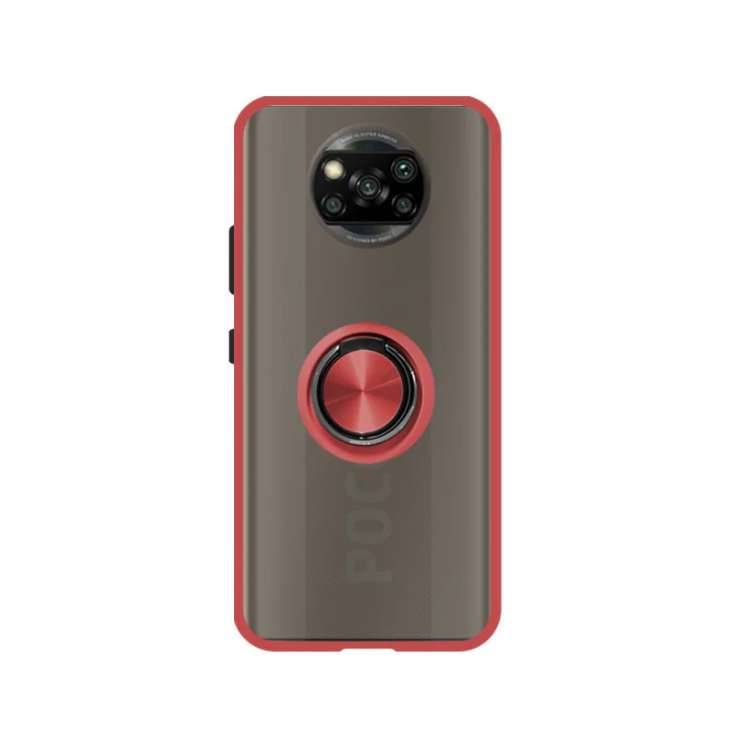 Capa de Gel Apokin para Xiaomi Poco X4 Pro 5G com Íman e Suporte Fumado Preto - Imagem 3
