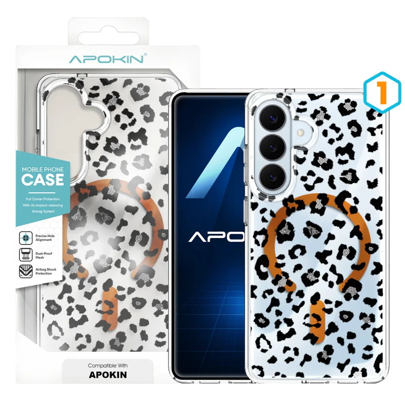 Capa Apokin para Samsung Galaxy S26 Silicone com MagSafe e Desenho Variedade de cores - Imagem 2
