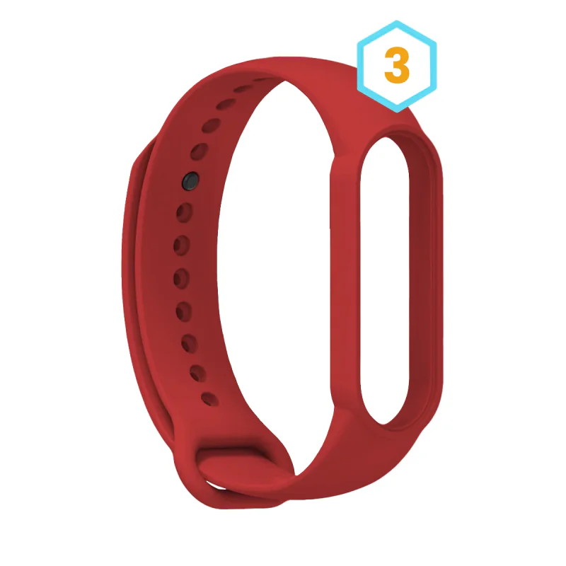 Bracelete de Silicone Apokin para Xiaomi Mi Band 5 / 6 Cor 11 - Imagem 4