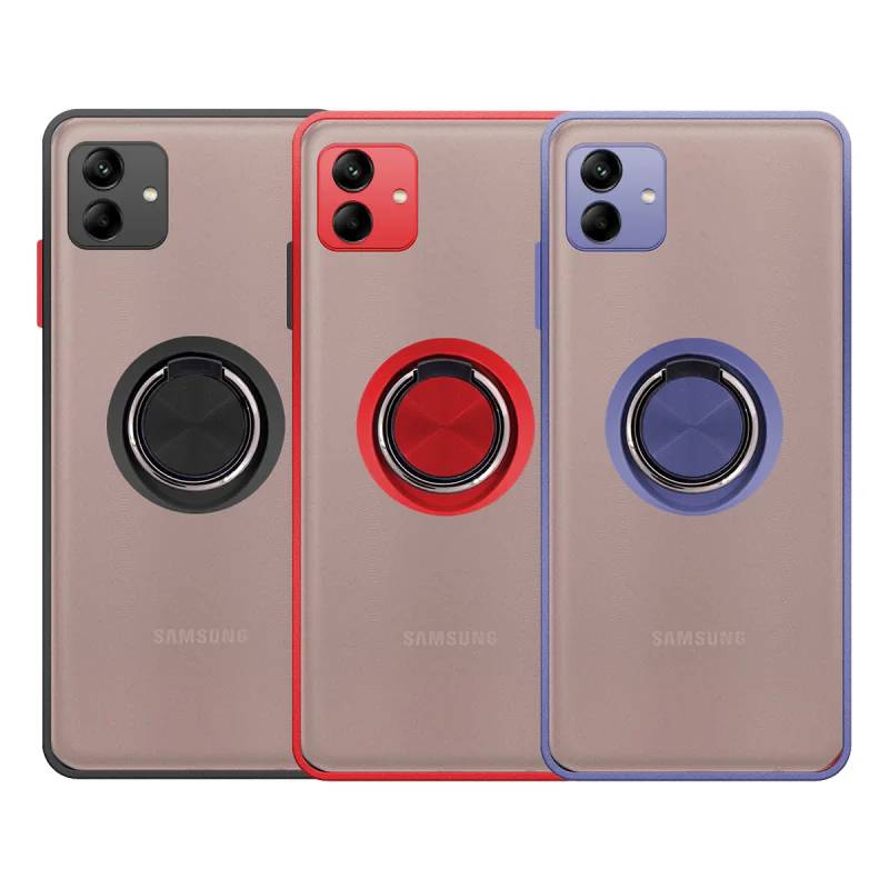 Estojo de Gel Apokin com Íman e Suporte Fumê para Samsung Galaxy A04e - Imagem 1
