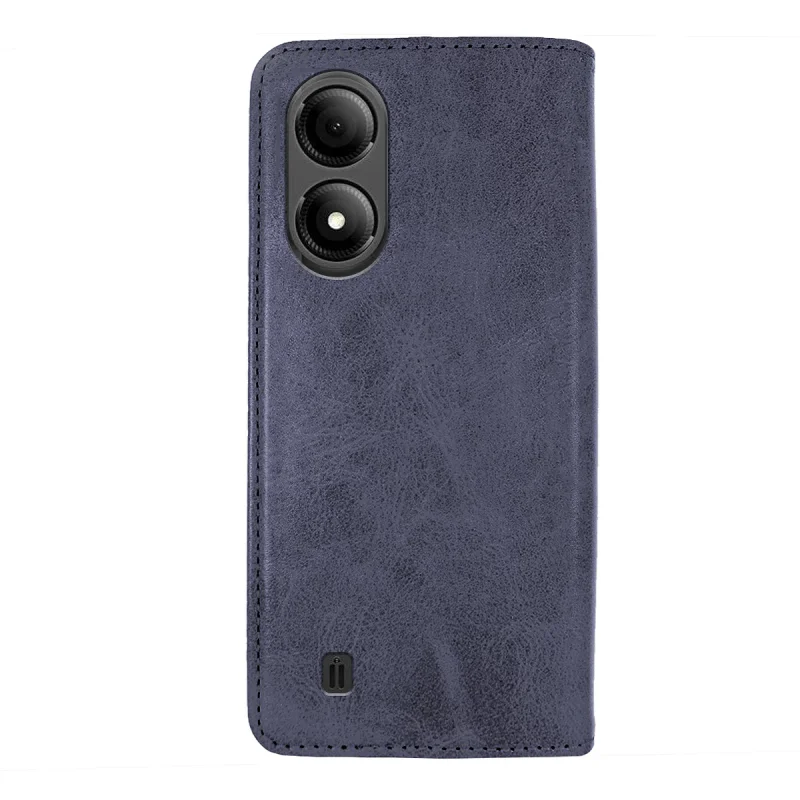 Capa Livro Apokin para ZTE Blade A33S com Porta-Cartões em Pele Sintética Preto - Imagem 5
