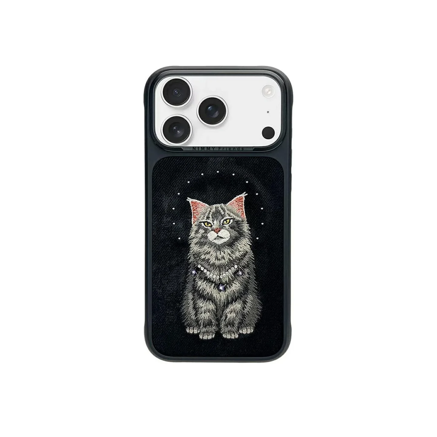 Capa Nimmy Amigos Sorte com MagSafe para iPhone 17 Pro Gato Preto - Imagem 1