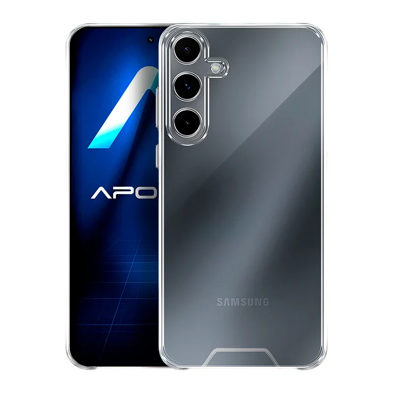 Capa Rígida Transparente Apokin Space Case em Acrílico para Samsung Galaxy A35 - Imagem 1