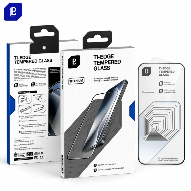 Protetor de Ecrã Apokin em Titânio para iPhone 17 Pro e iPhone 18 Pro Prata - Imagem 2