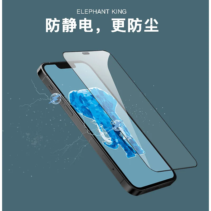 Protetor de Ecrã Apokin em Vidro Temperado Antiestático e Oleofóbico para iPhone 15 Pro Preto - Imagem 3