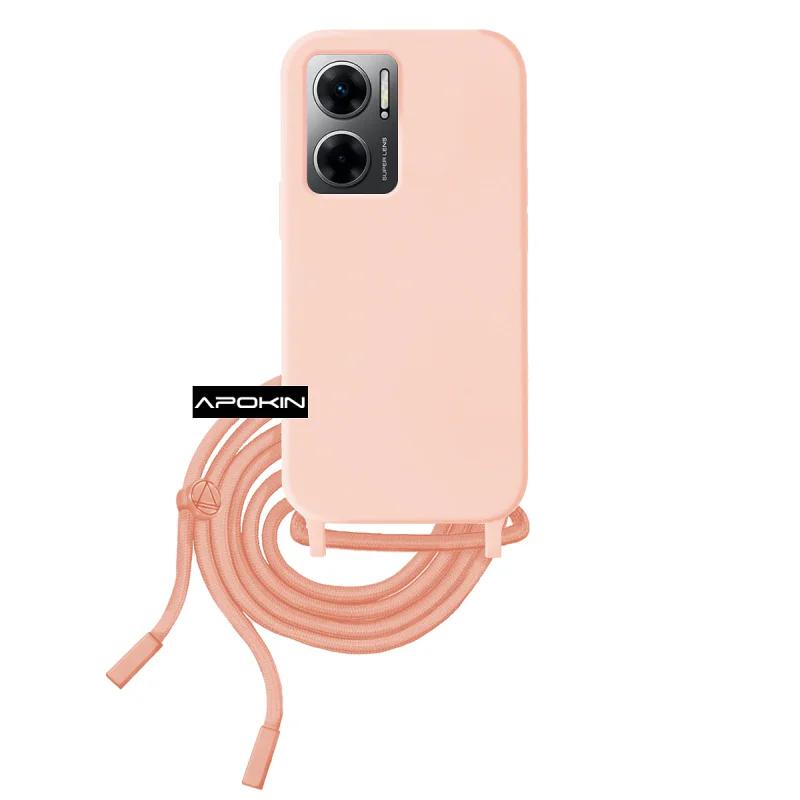 Capa Apokin para Xiaomi Redmi 10 5G com Cordão Vermelho - Imagem 5