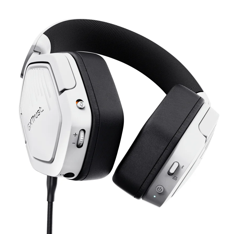Headset Gaming Sem Fios Trust GXT 493PS Carus para PS5 Branco - Imagem 2