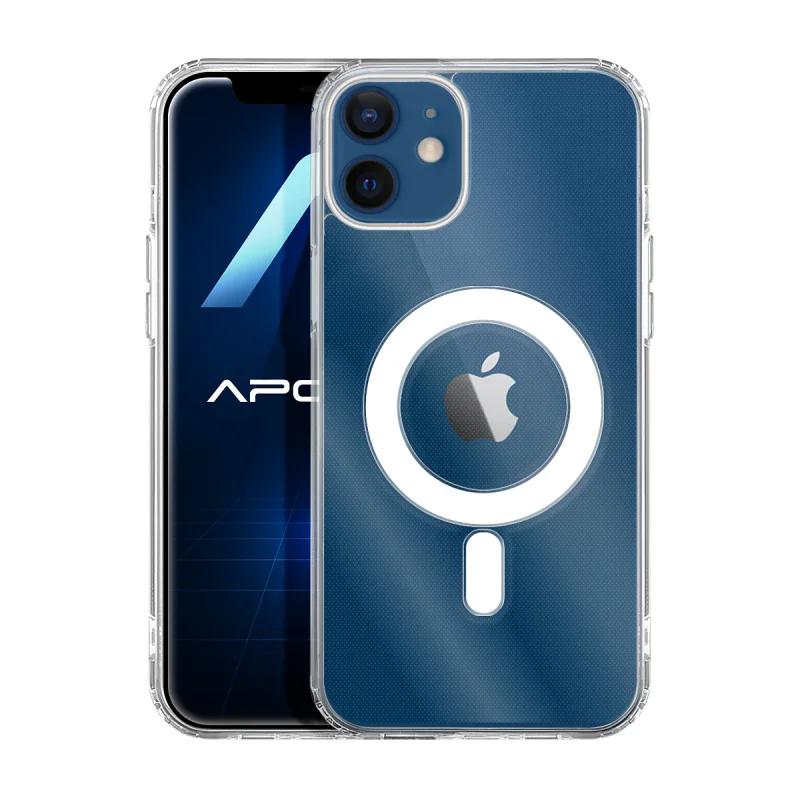 Capa Premium Apokin Transparente com MagSafe para iPhone 12 e 12 Pro - Imagem 1