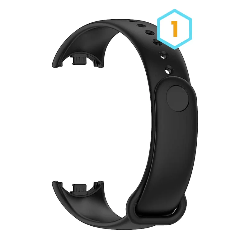 Bracelete de Silicone Apokin para Xiaomi Mi Band 8 Cor: 12 - Imagem 4