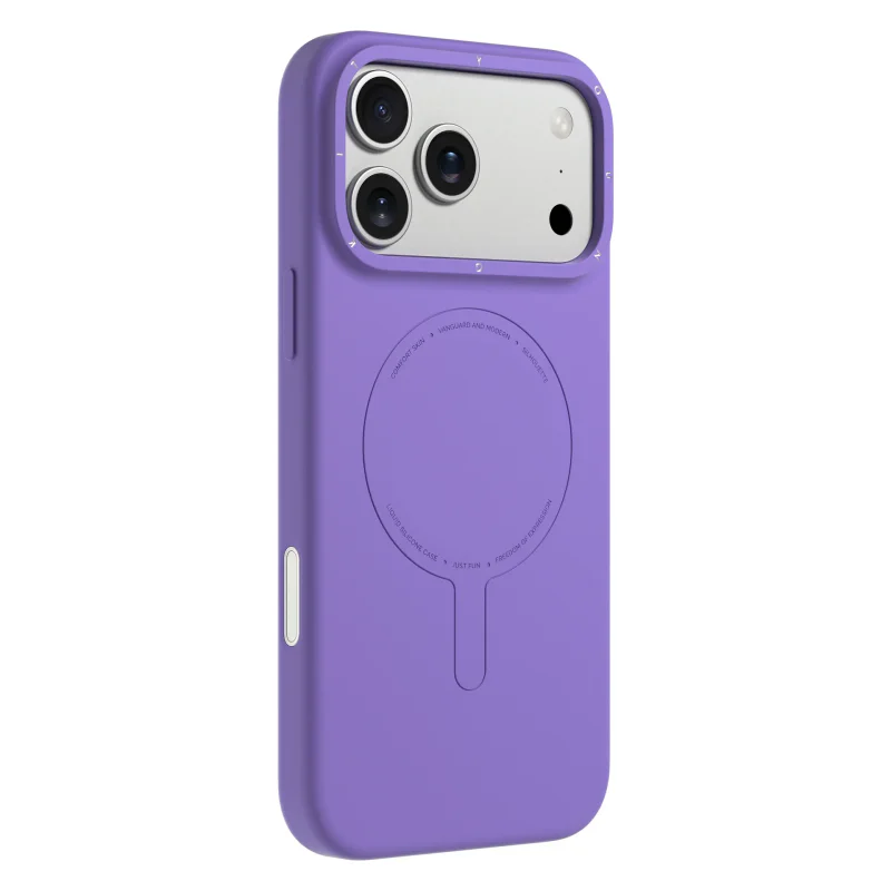 Capa Magnética Apokin Youngkit para iPhone 17 Pro e iPhone 18 Pro Roxo - Imagem 2