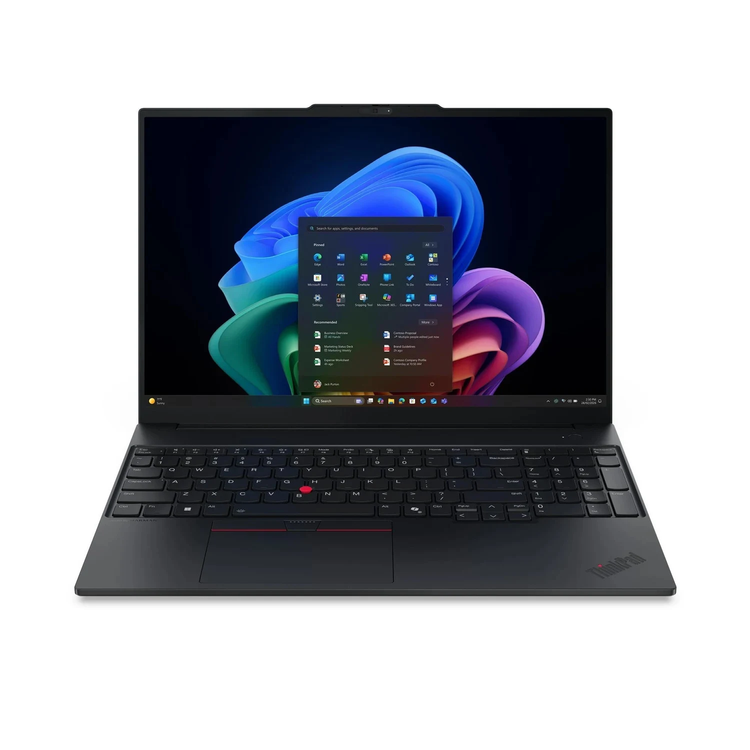 Portátil Lenovo ThinkPad E16 Gen 4 Intel Core Ultra 7 355 16" WUXGA 16GB 512GB SSD Wi-Fi 7 Windows 11 Pro - Imagem 2