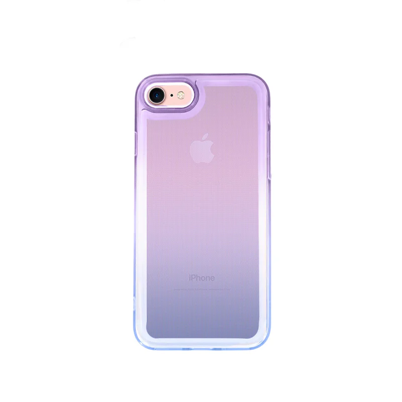Capa Apokin Space Case Degradé para Apple iPhone 7, iPhone 8 e iPhone SE com Proteção de Câmara Roxo e Azul - Imagem 4