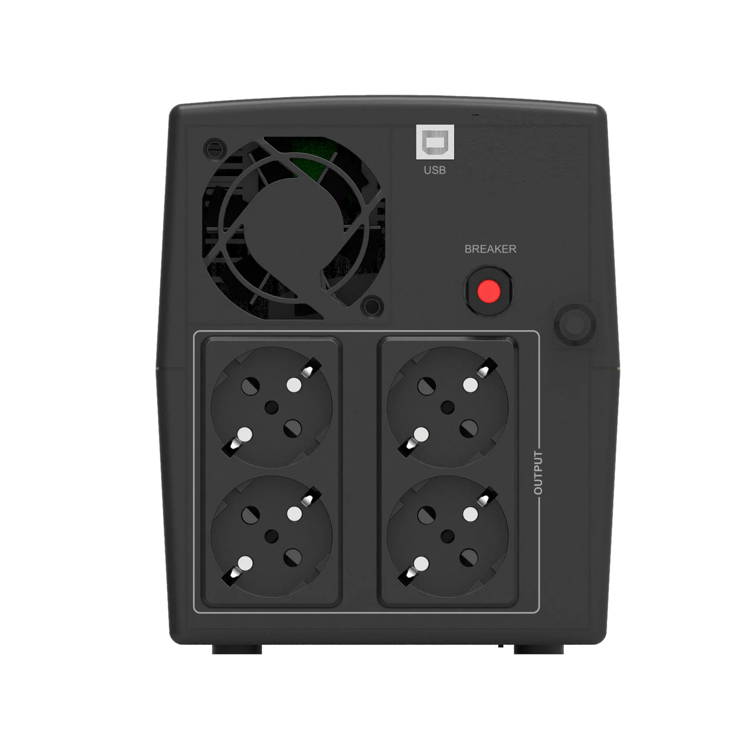 UPS Phasak Sirius PH 7312 1260 VA / 720 W Interativo Torre 4 Saídas Schuko - Imagem 3