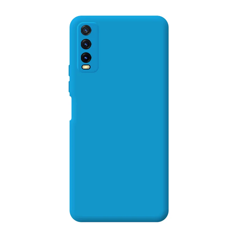 Capa Apokin para Vivo Y20s Silicone Macio com Câmara 3D Vermelho - Imagem 2