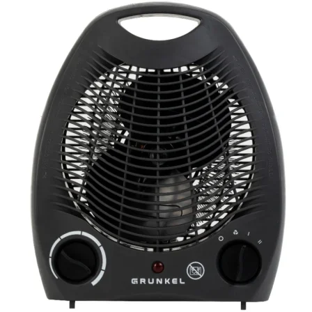 Termoventilador Grunkel WB-2000 2000W 2 Potências com Termóstato Preto - Imagem 3