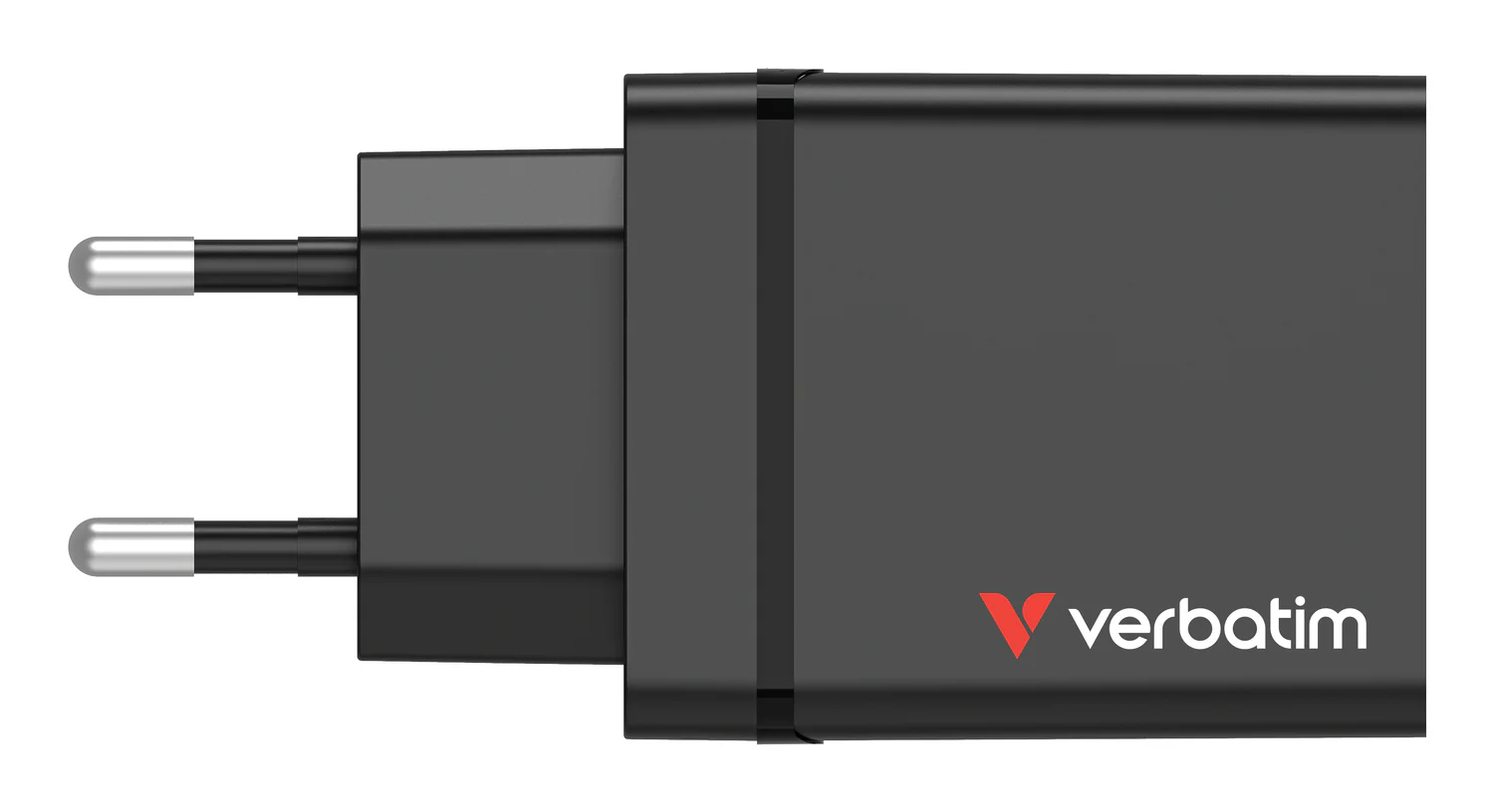 Carregador de Parede Verbatim 30W 4 Portas 1x USB-C PD 20W 3x USB-A QC 3.0 Preto - Imagem 5