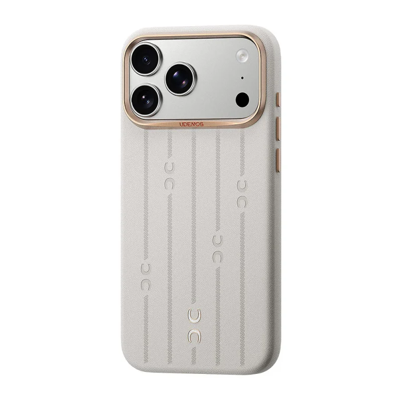 Capa Apokin UDEMOS Wind-Wild com MagSafe para iPhone 18 Proe Branco - Imagem 4
