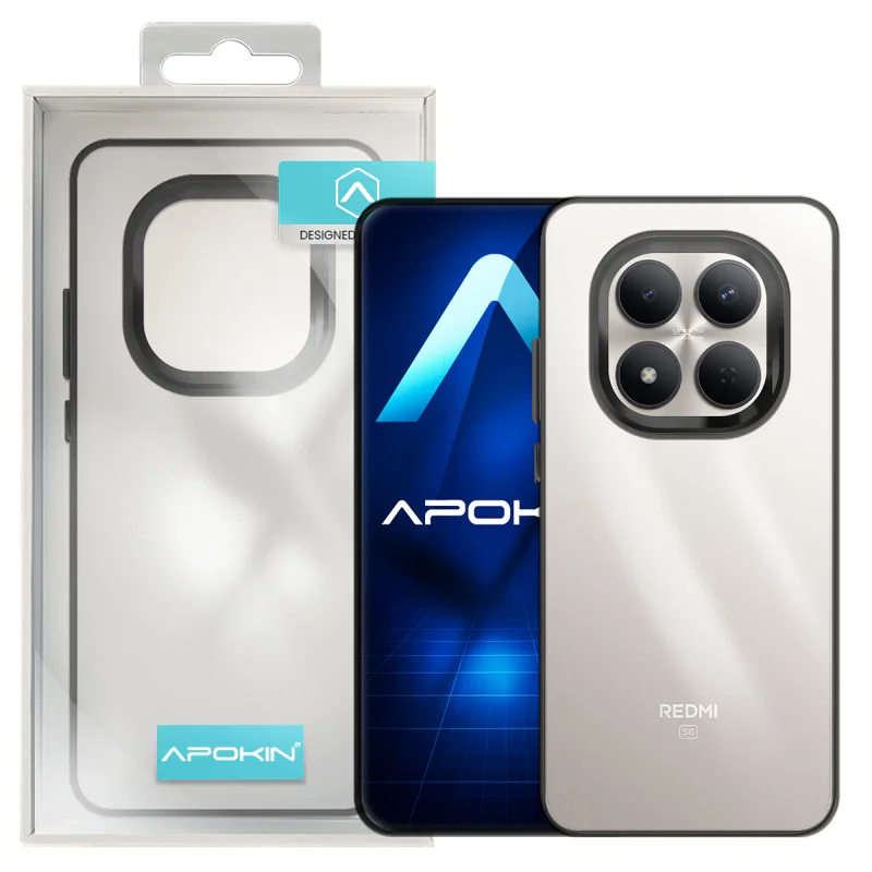 Capa Apokin para Xiaomi Redmi Note 15 Pro Plus Acrílica Transparente Branco - Imagem 2