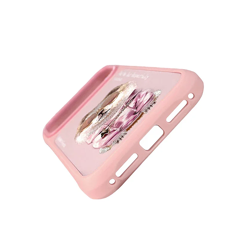 Capa Apokin Nimmy Friends Óculos de Sol com MagSafe para iPhone 16 Pro Cão Rosa - Imagem 5