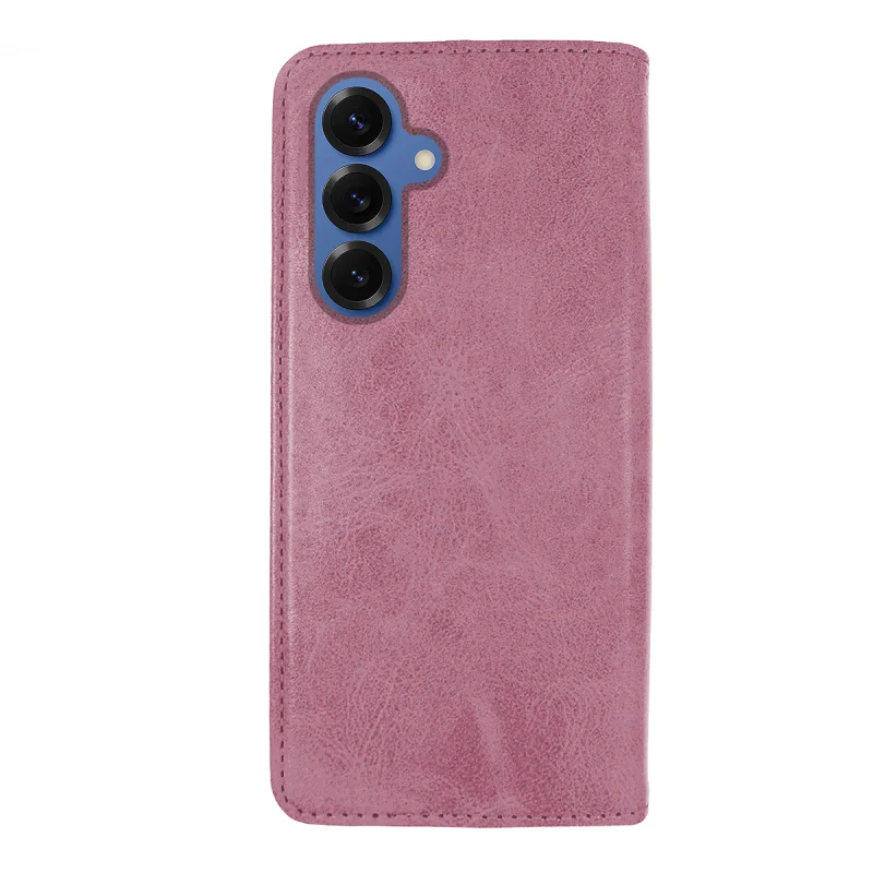 Capa Carteira Apokin com Porta-cartões em Couro Sintético para Samsung Galaxy S25 Rosa - Imagem 2