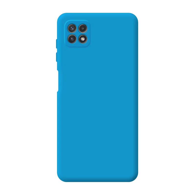 Capa de Silicone Macio Apokin para Samsung Galaxy A22 5G Azul - Imagem 2