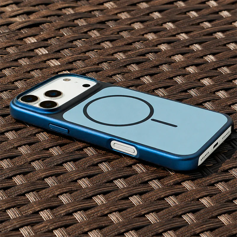 Capa Apokin para iPhone 17 Metálica Magnética com MagSafe Laranja - Imagem 4