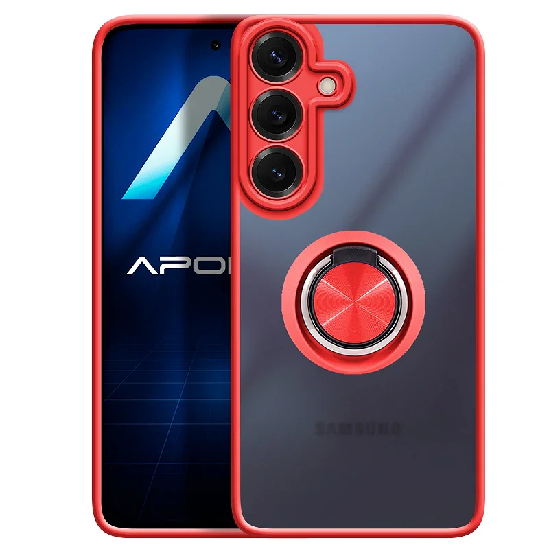 Capa Apokin para Samsung Galaxy S24 e S25 Plus Frosted Smoked com Íman e Suporte Variedade de cores - Imagem 2