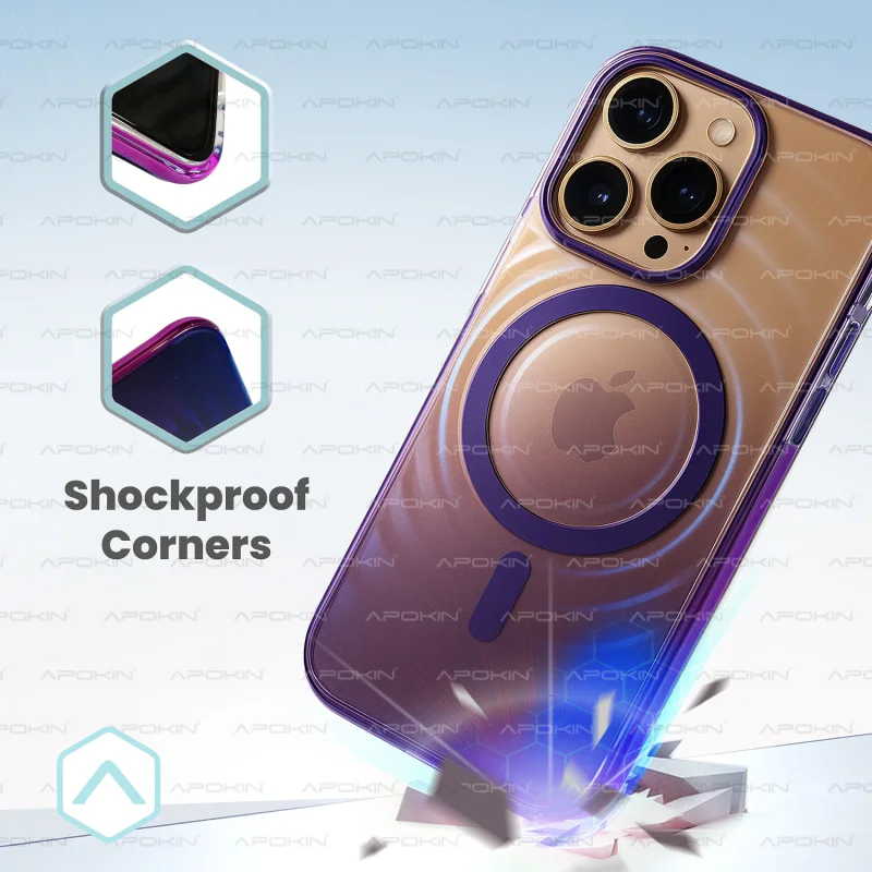 Capa Acrílica Apokin MagWave com MagSafe para iPhone 16 Plus Cor 4 - Imagem 6