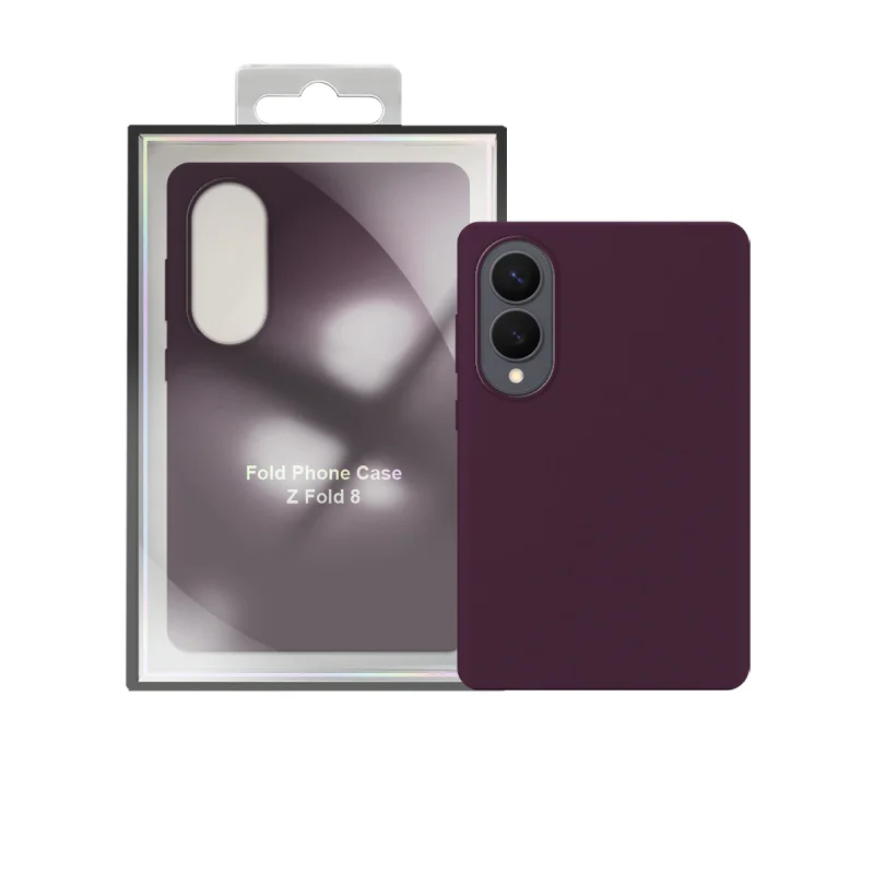 Capa Apokin para Samsung Galaxy Z Fold 8 Silicone Líquido Preto - Imagem 4