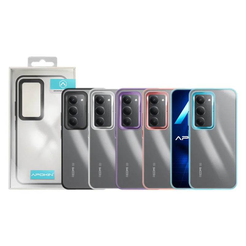 Capa Apokin para Xiaomi Redmi 15 4G Acrílica Transparente Variedade de cores