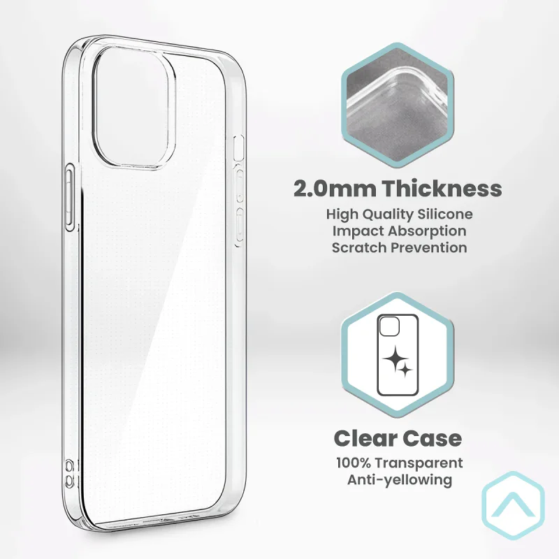 Capa de Silicone Apokin para Realme 8 e 8 Pro 2,0 mm Extra Grossa Transparente - Imagem 4