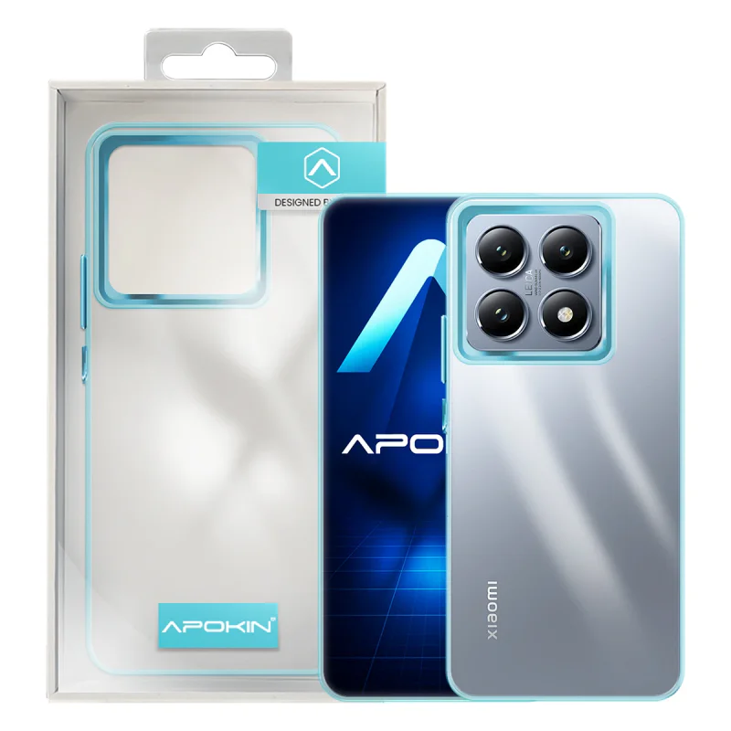 Capa Apokin para Xiaomi 14T Pro Acrílica Transparente Branco - Imagem 6