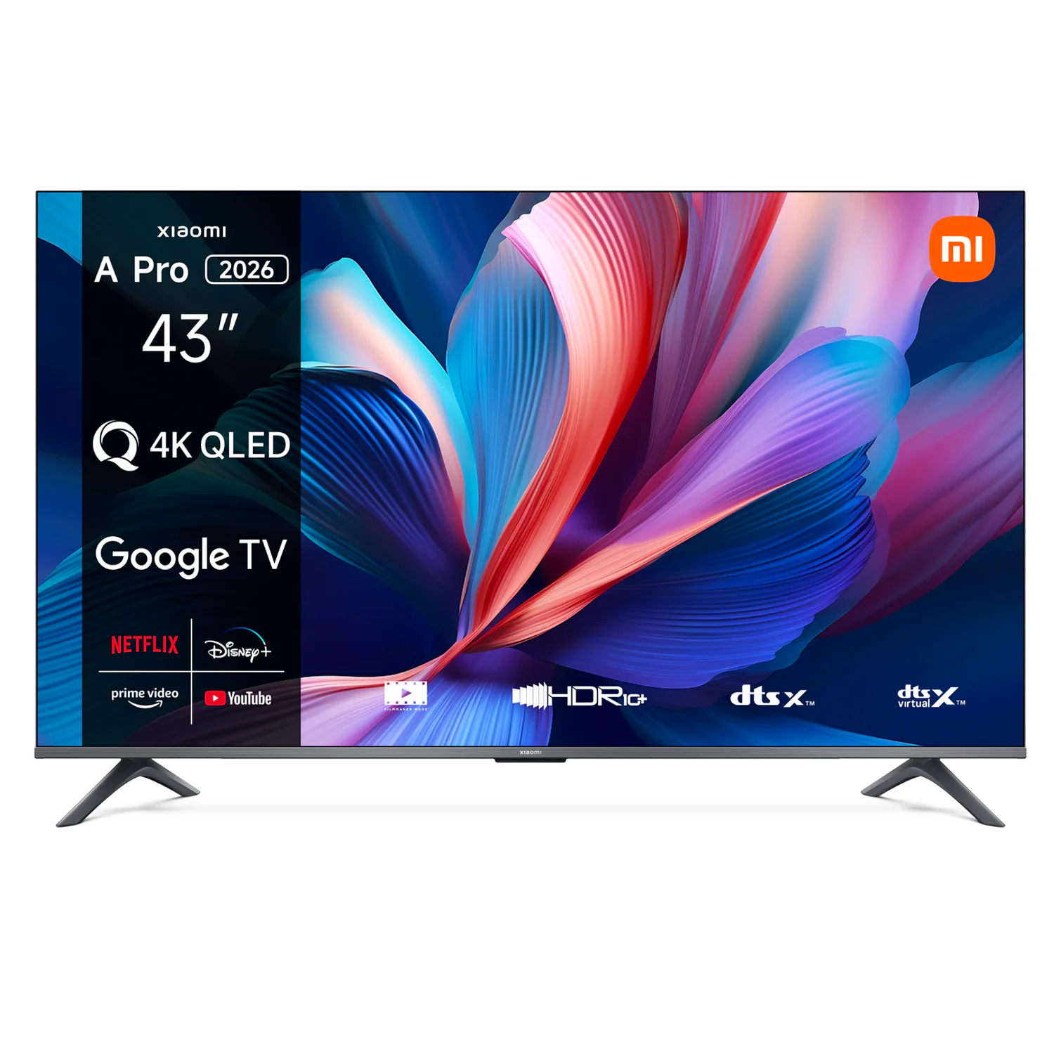 Televisão Xiaomi TV A Pro 43 2026 43" 4K UHD QLED Google TV - Imagem 2