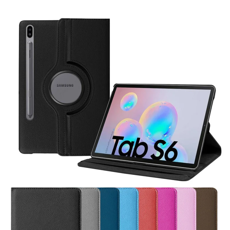 Capa Giratória Apokin para Samsung Galaxy Tab S6 T860 Preto