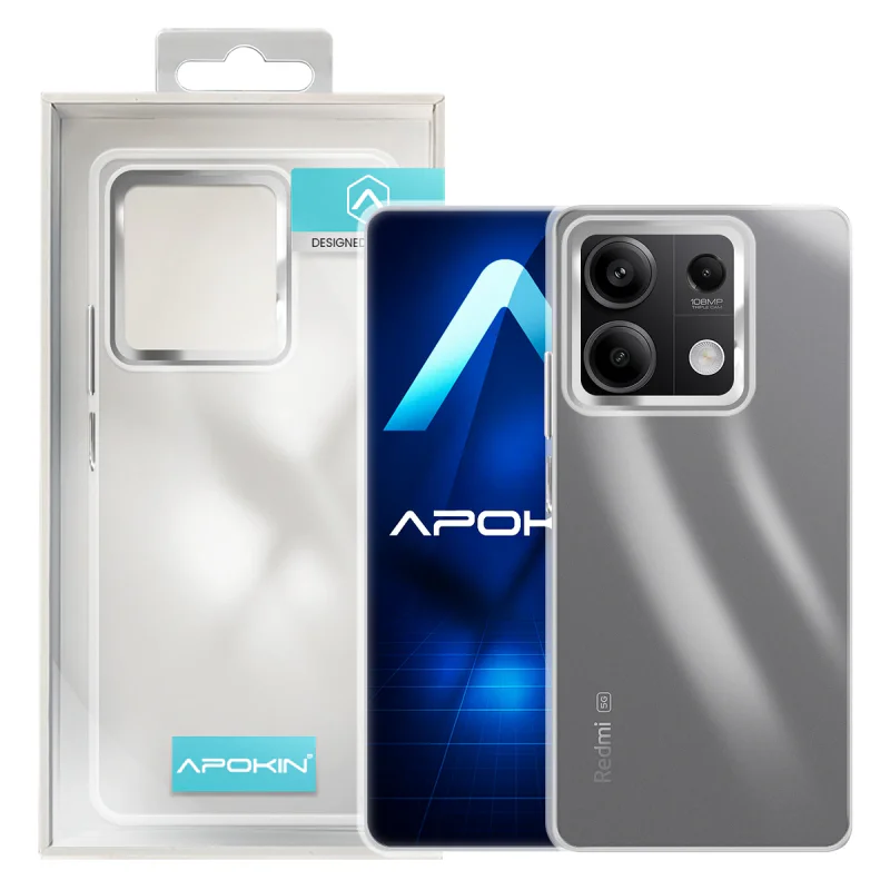 Capa Apokin para Xiaomi Redmi Note 13 Pro 5G Acrílico Transparente Variedade de cores - Imagem 3