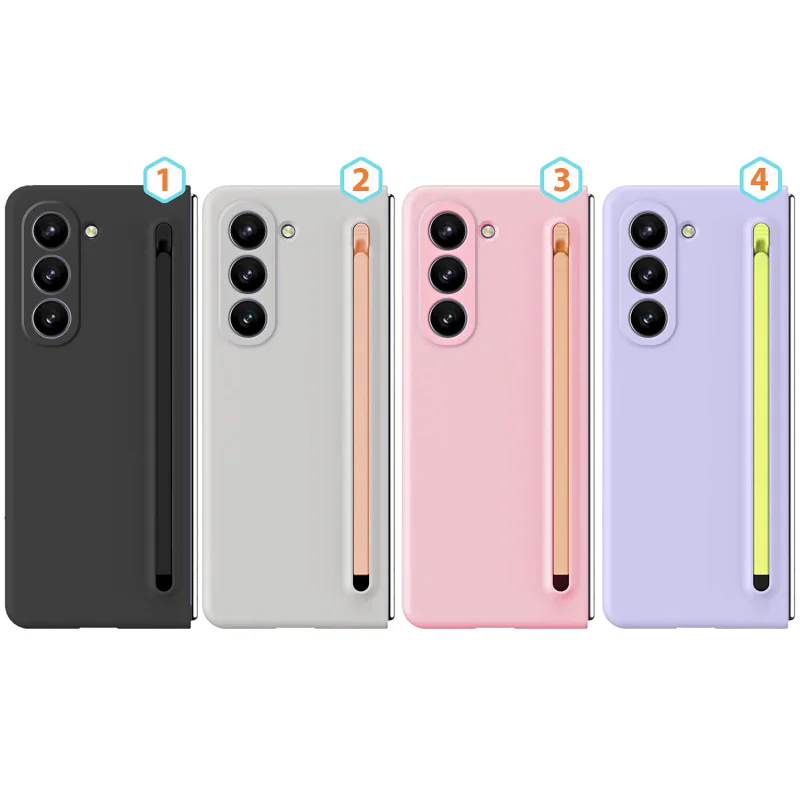 Capa Apokin para Samsung Galaxy Z Fold 7 com Suporte de Caneta Variedade de cores