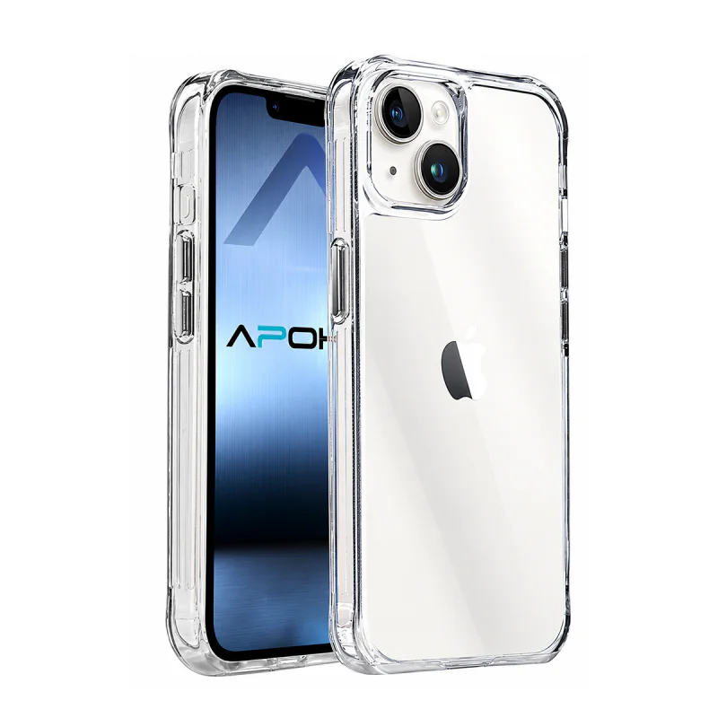 Capa Apokin para iPhone 14 Plus Silicone Transparente Extra Grossa 3,3 mm - Imagem 5