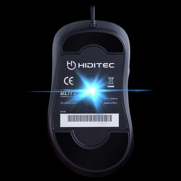 Rato Gaming Hiditec Blitz 3500 DPI 7 Botões USB Preto - Imagem 5